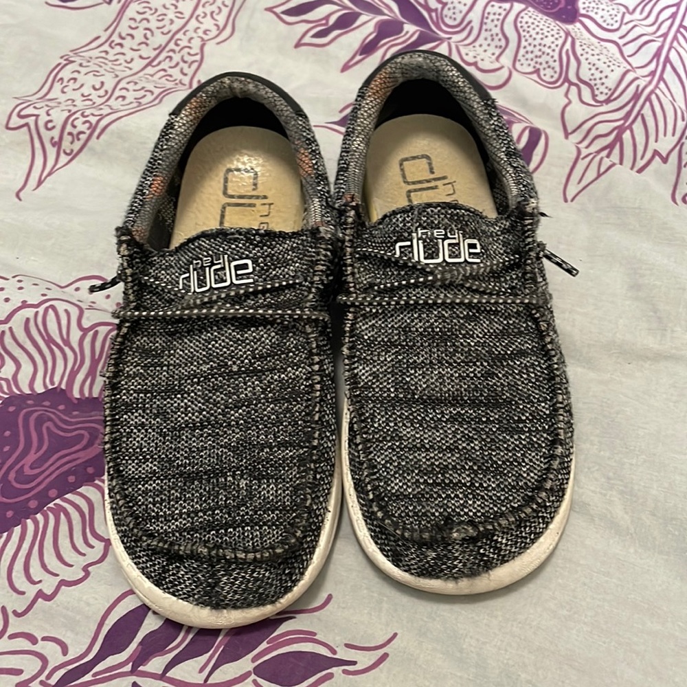Youth Hey Dude sock shoes
